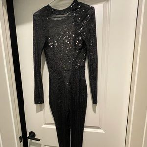 Black Fashion nova Jumpsuit. Cute for going out, intimate date night, etc